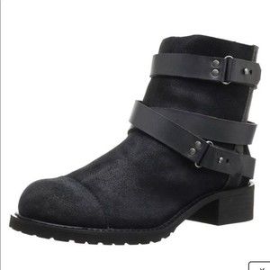 JOE’S Jeans Sami Unisex Black Leather Size 9.5